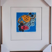 Vrouw, vogel, slang